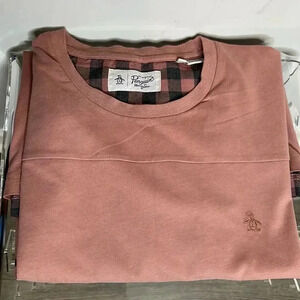 An Original Penguin Salmon Colored Short sleeve Shirt